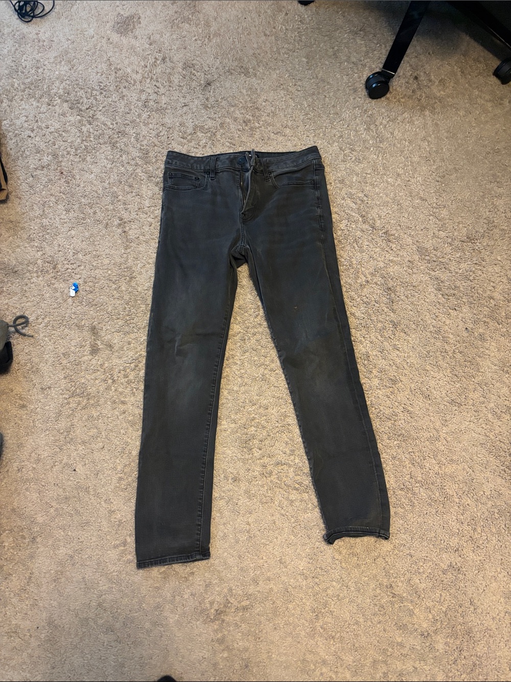 Express Men's Skinny Pants in Washed Black